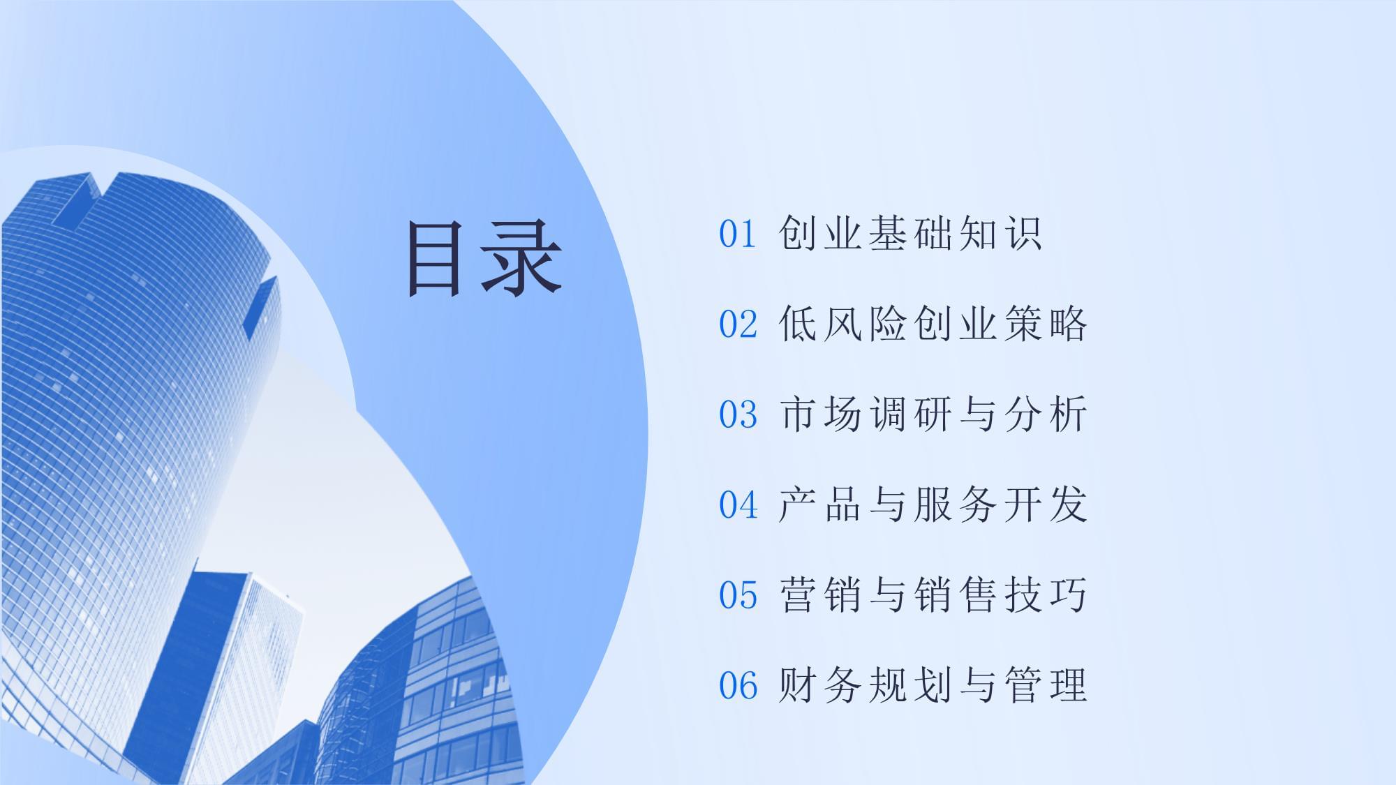 创业需要了解的知识点